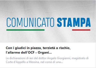 ATTACCO AL GIUDICE GIORGIANNI DA PARTE DI UN SISTEMA ORMAI AL COLLASSO ATTACCO AL GIUDICE GIORGIANNI DA PARTE DI UN SISTEMA ORMAI AL COLLASSO