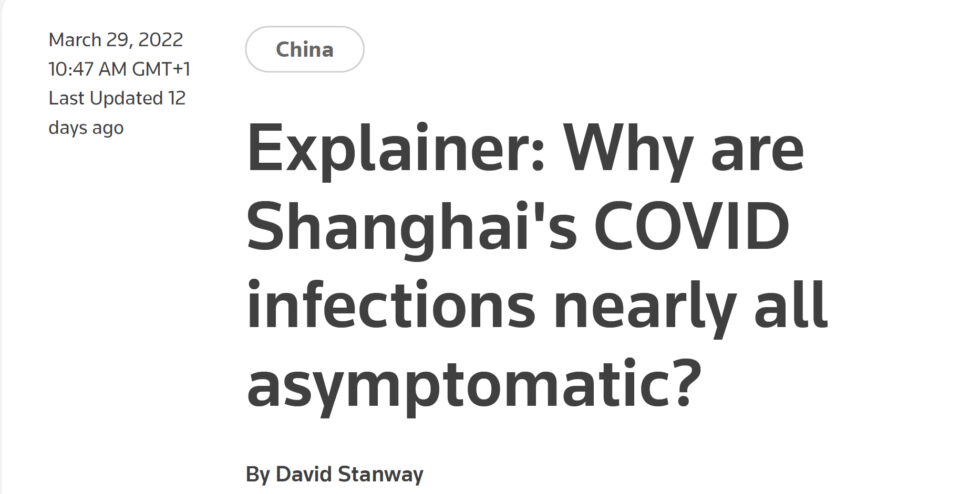 Infezioni Covid-19 a Shangay sono asintomatiche